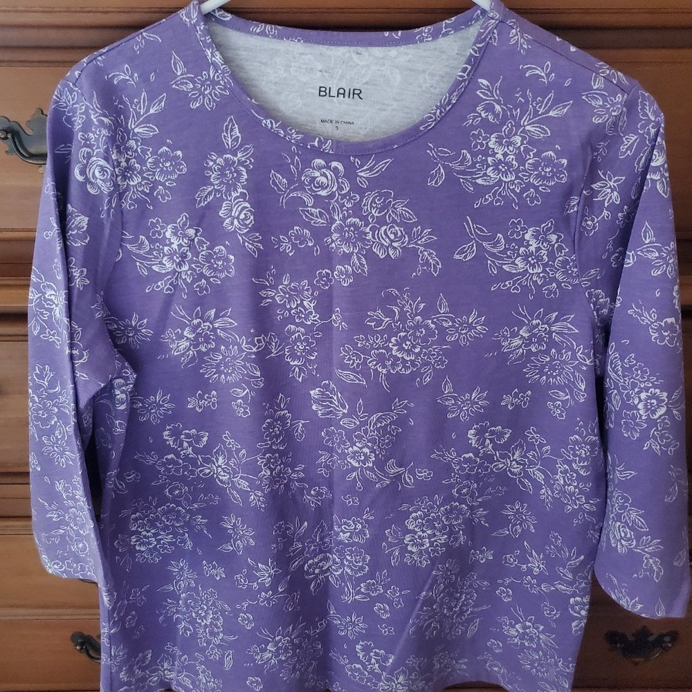 BLAIR FLORAL PRINT TOP-NWOT